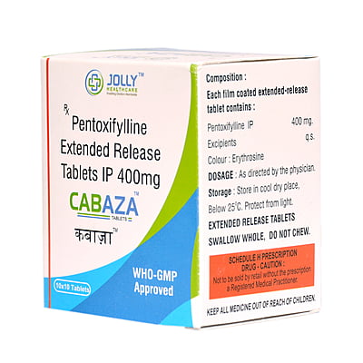 Cabaza (Pentoxifylline ER 400mg Tablet)