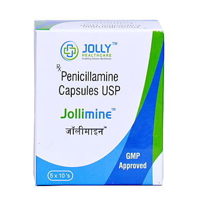 Jollimine (D-Penicillamine 250 Capsules)